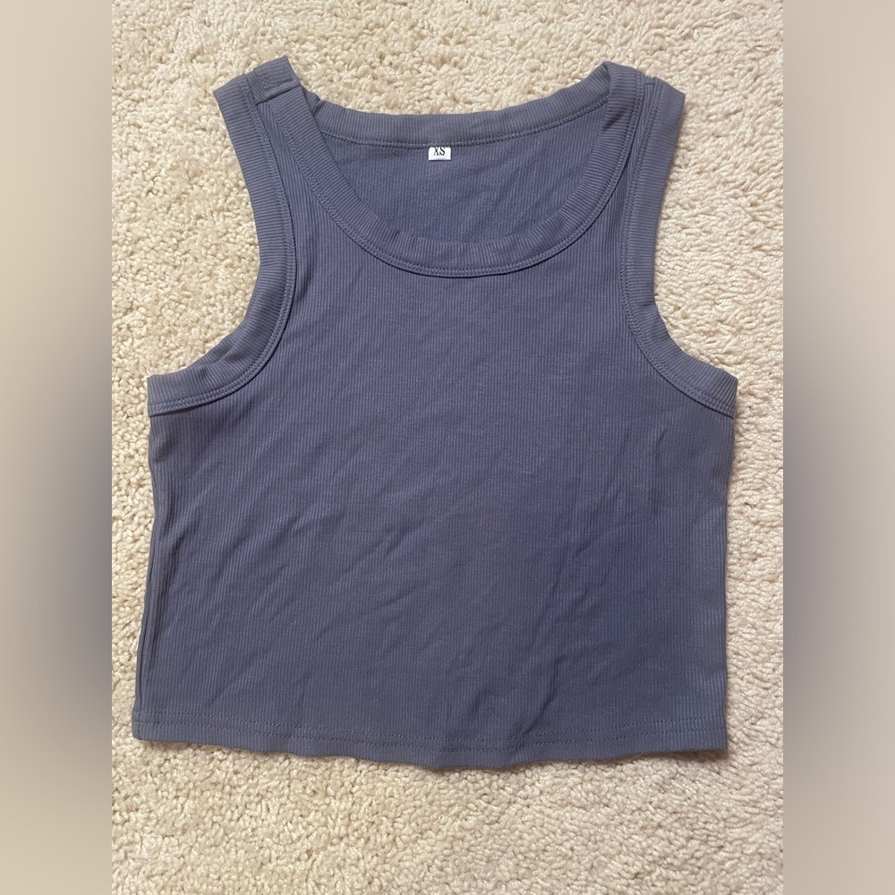 Purple-Grey Tank Top